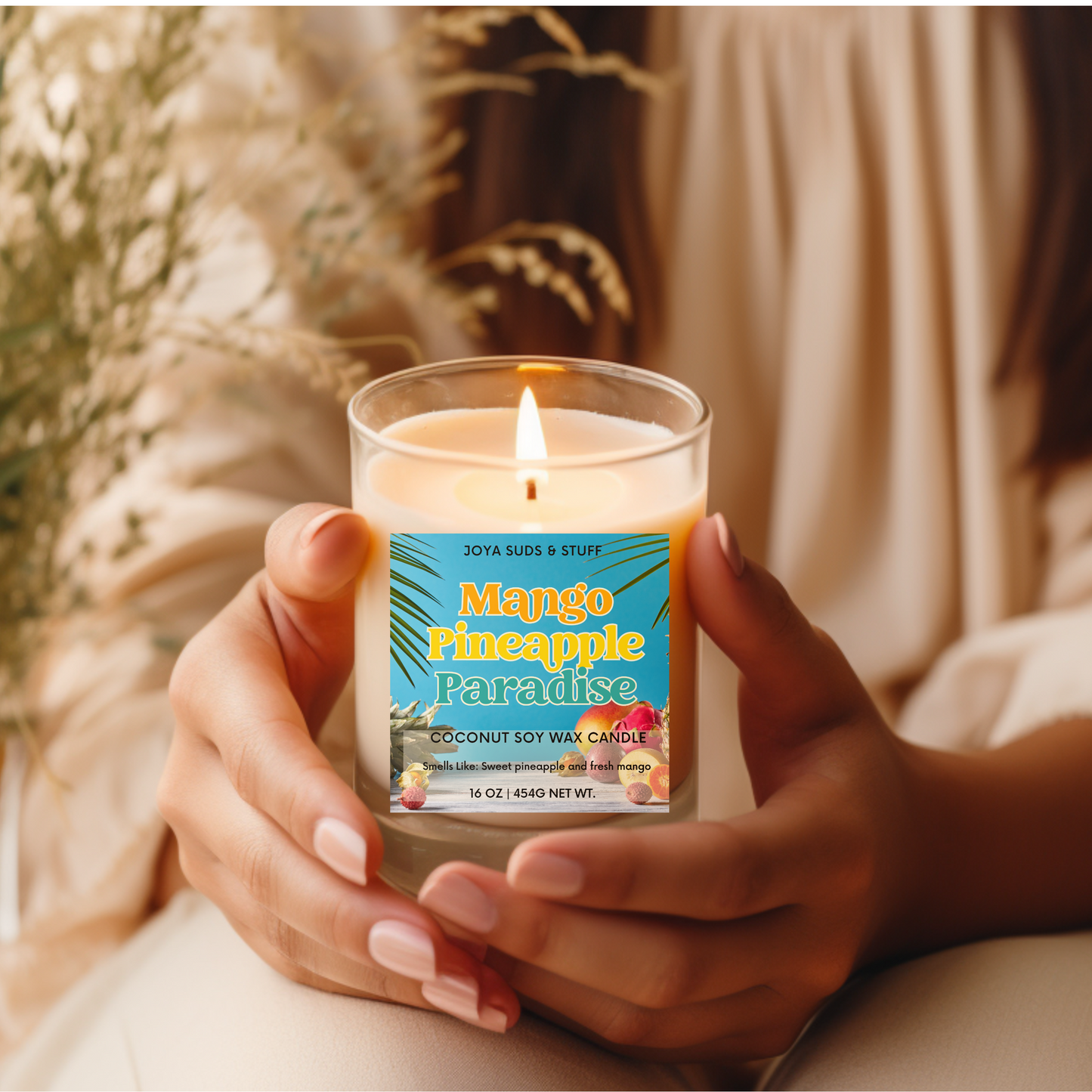 Pineapple Mango Paradise Coconut Soy Candle