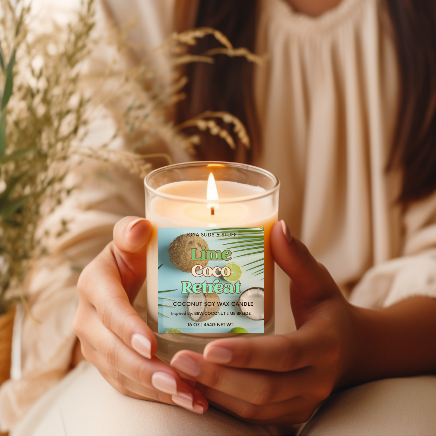 Lime Coco Retreat Coconut Soy Candle
