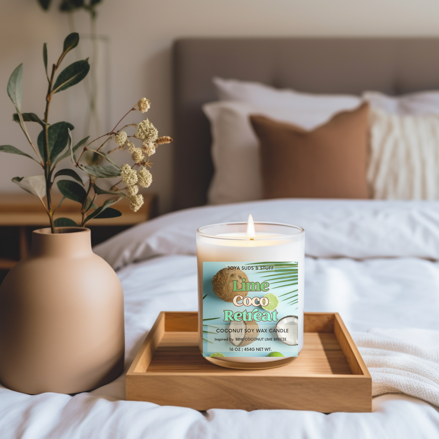 Lime Coco Retreat Coconut Soy Candle