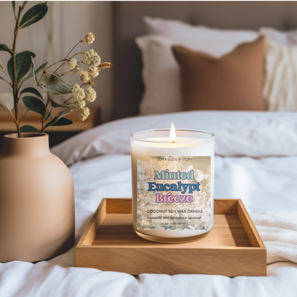 Minted Eucalypt Breeze Coconut Soy Candle