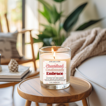 Cherished Cashmere Embrace Coconut Soy Candle
