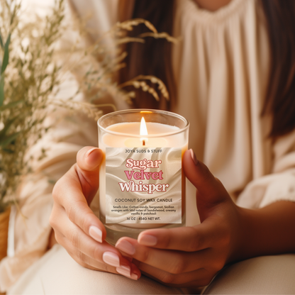 Sugar Velvet Whispers Coconut Soy Candle