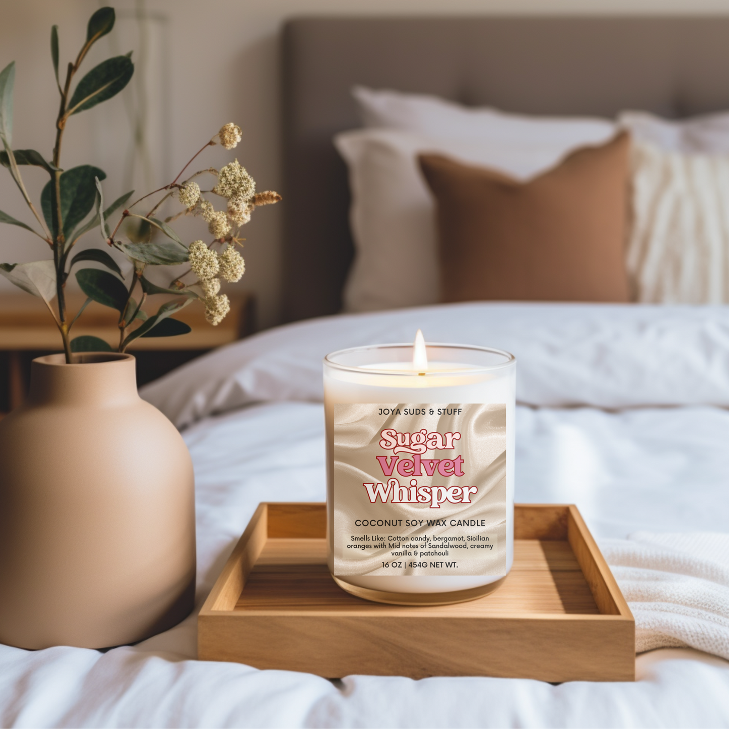 Sugar Velvet Whispers Coconut Soy Candle